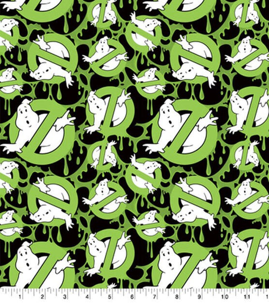 Ghostbusters Fabric - 100% Cotton Fabric by the yard - Halloween fabric - Ghost fabric
