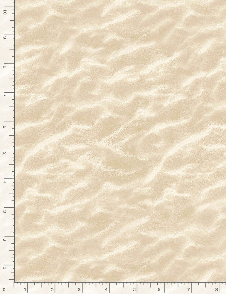 Sand fabric - Beach Comber Collection - Timeless Treasures - 100% Cotton - Ocean theme Sandy Beach print Tropical vacation BEACH-C8395