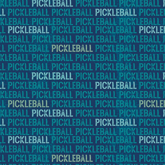 Pickleball fabric - 100% Cotton - P&B Textiles - Pickleball Champ Collection - Sports Fabric - PCHA 5269 DB