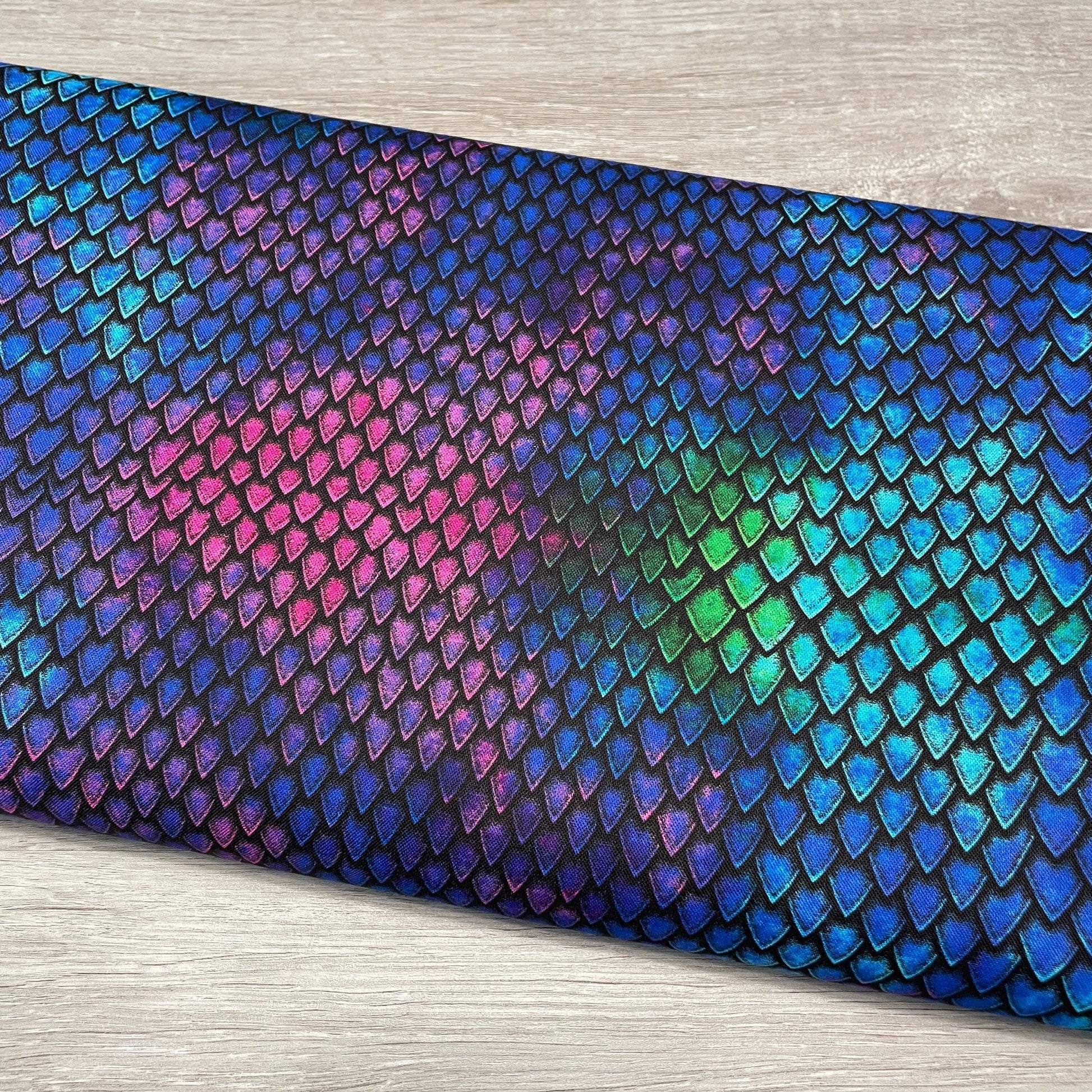 Dragon Scale Fabric - Timeless Treasures - 100% Cotton - Dragon's Lair Collection CD2443 Multi