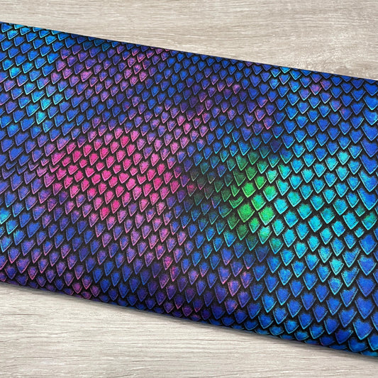 Dragon Scale Fabric - Timeless Treasures - 100% Cotton - Dragon's Lair Collection CD2443 Multi