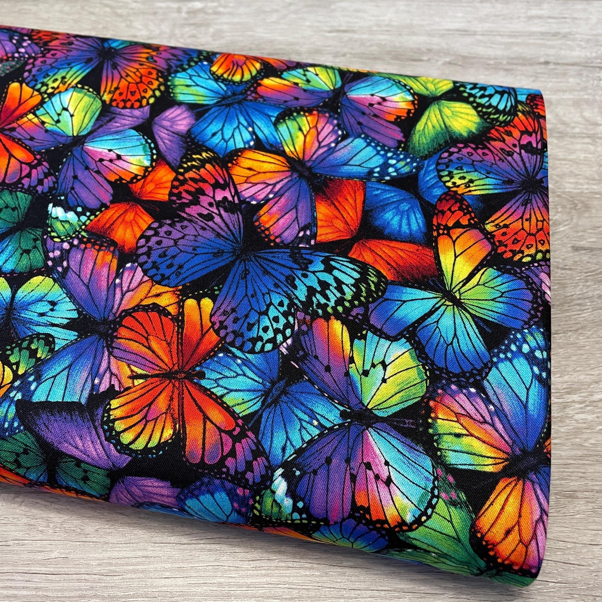 Colorful Butterfly Fabric - by Chong A Hwang