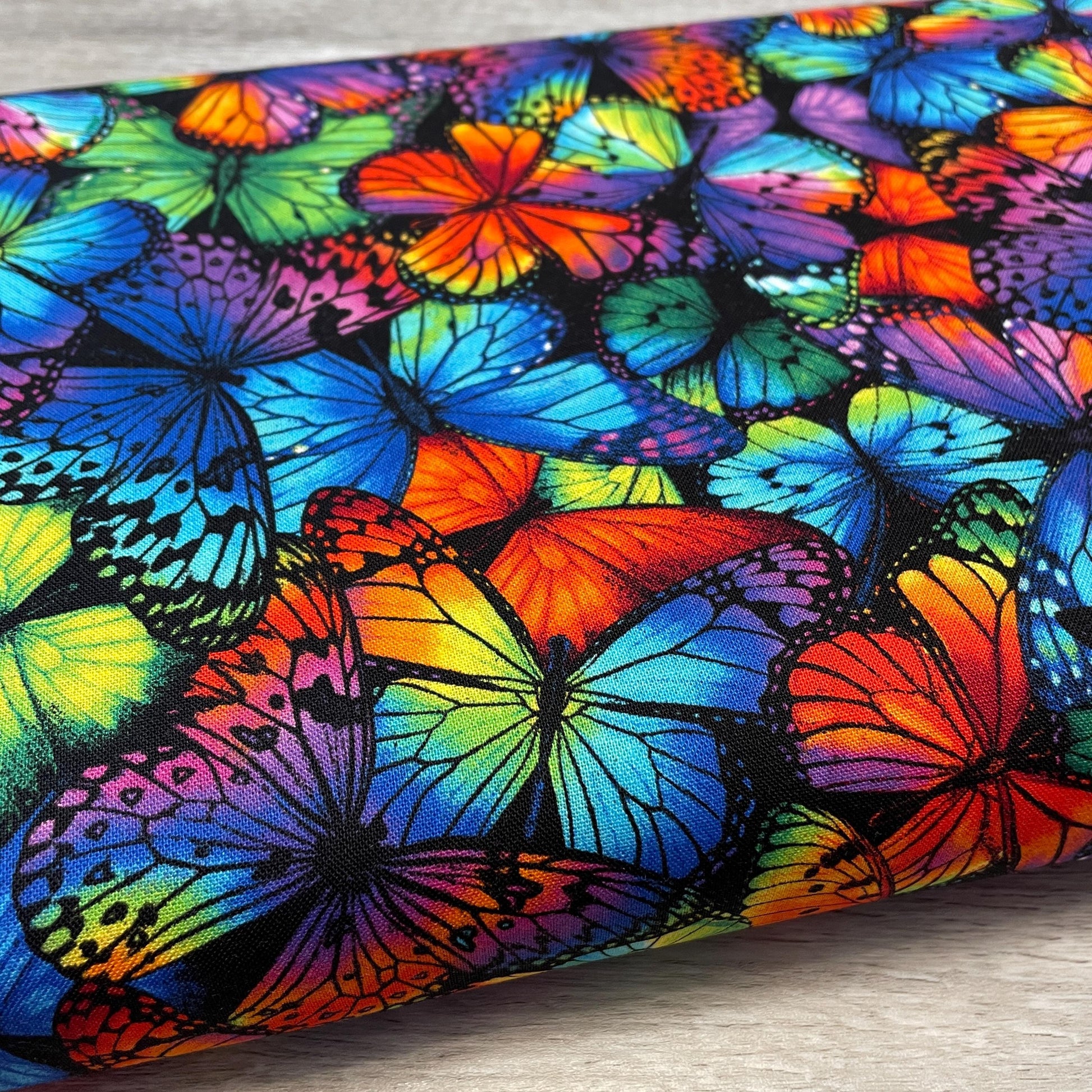 Colorful Butterfly Fabric - by Chong A Hwang