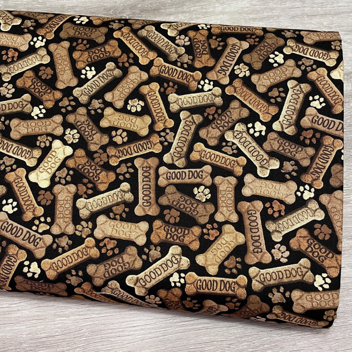 Tossed Dog Bone Fabric - Timeless Treasures
