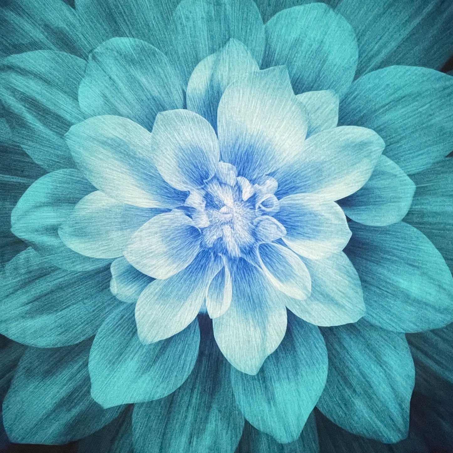 Teal Dream Big Panel - Cotton Fabric - 43" Square