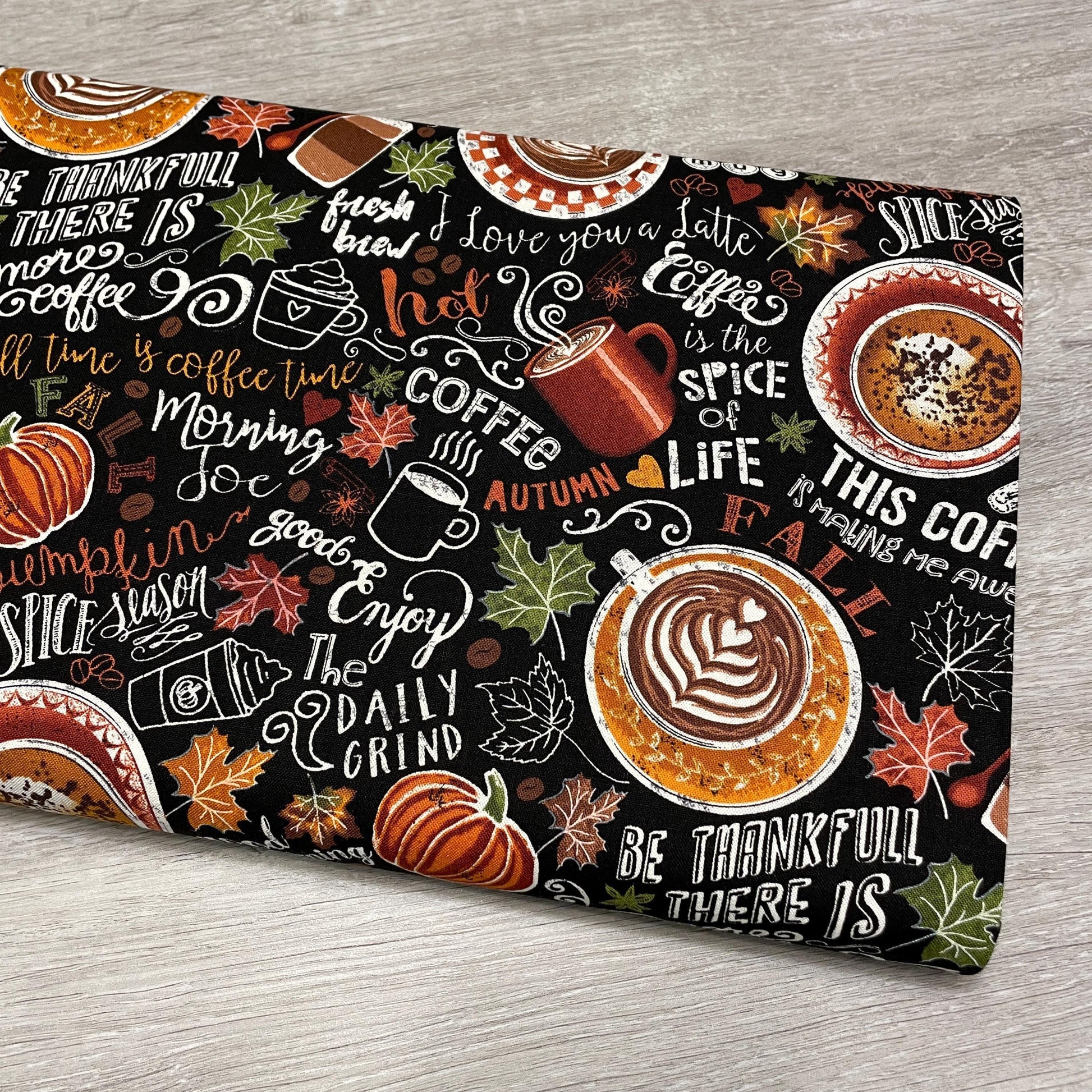 Pumpkin Spice Latte Fabric - #C7034-PSL - Timeless Treasures - 100% Cotton