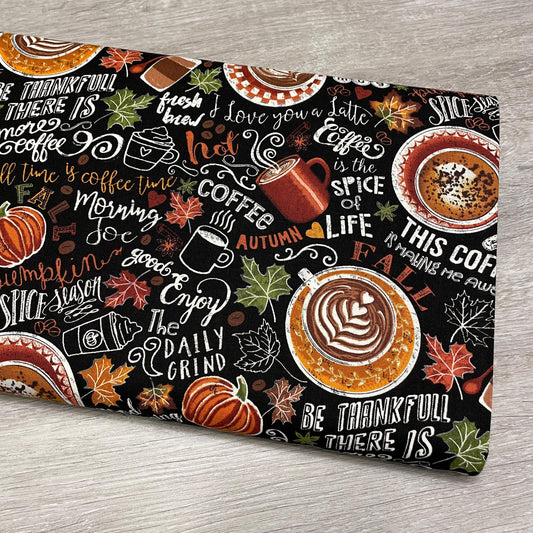 Pumpkin Spice Latte Fabric - #C7034-PSL - Timeless Treasures - 100% Cotton