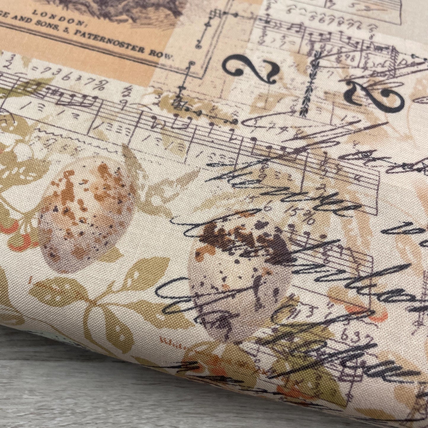 Tim Holtz Egg & Nest - Multi - 100% Cotton Fabric - FreeSpirit - Eclectic Elements - Foundations Collection