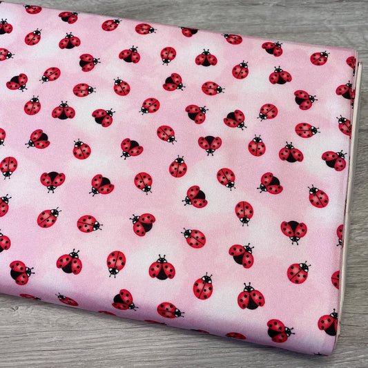 Little Ladybugs Pink - Benartex - 100% cotton fabric