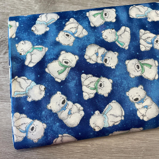 Polar Bear Fabric - Arctic Nights - Discontinued