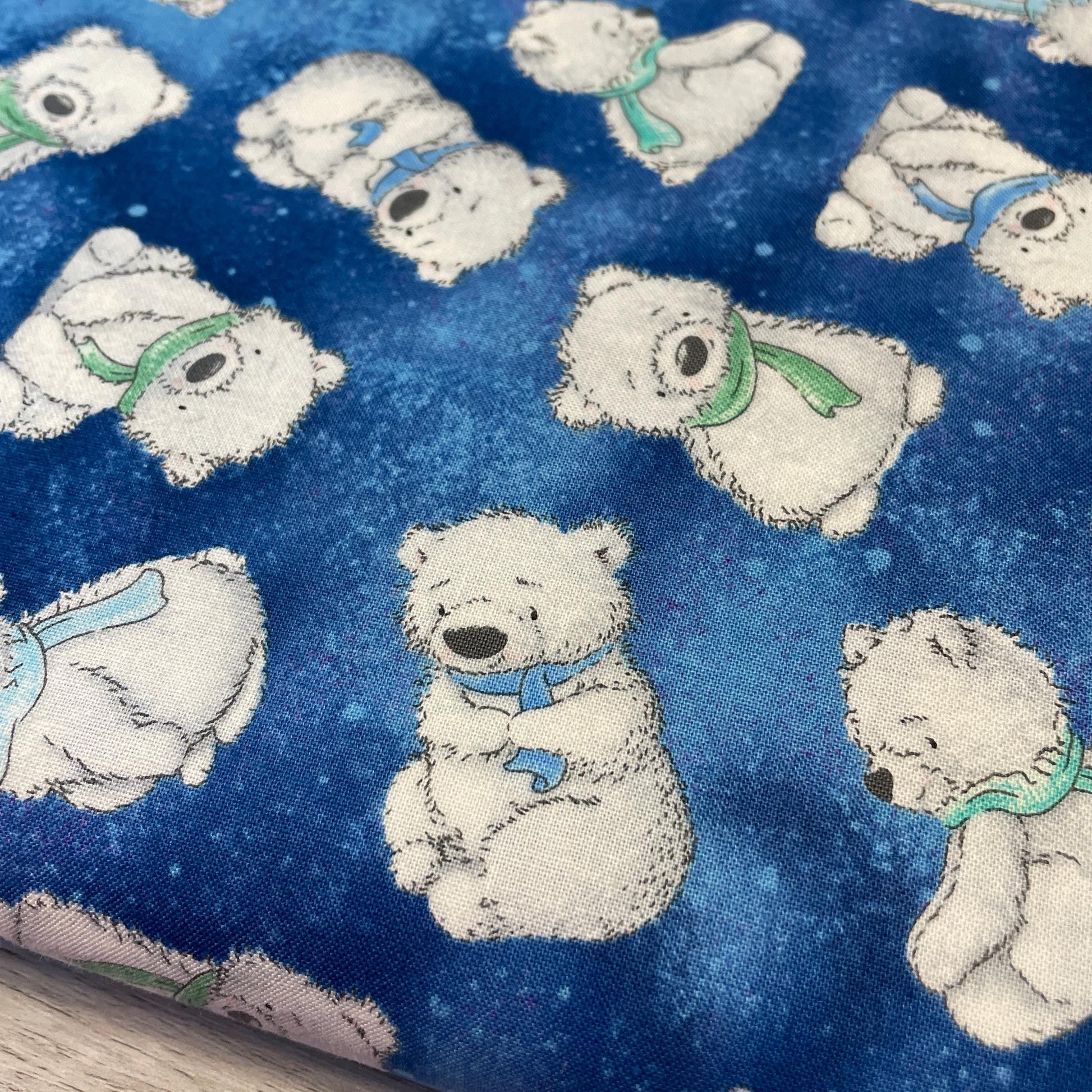 Polar Bear Fabric - Arctic Nights - Discontinued