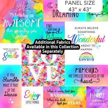 Inspired Alcohol Ink Blobs Fabric - DP26699-52 Yellow - 100% Cotton - Northcott - Bright Yellow Blender