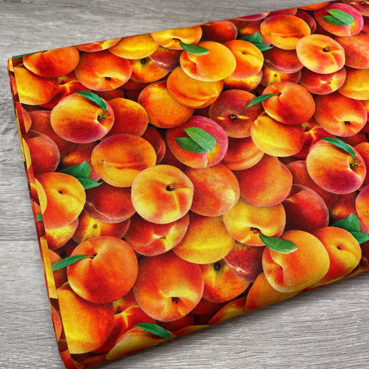 Peach Fabric - Food Festival collection