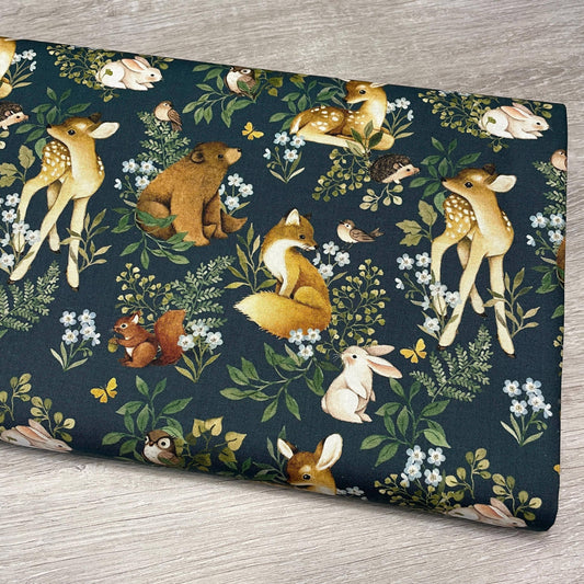Forest Animal fabric - Dear Stella - Forest Stories - 100% Cotton