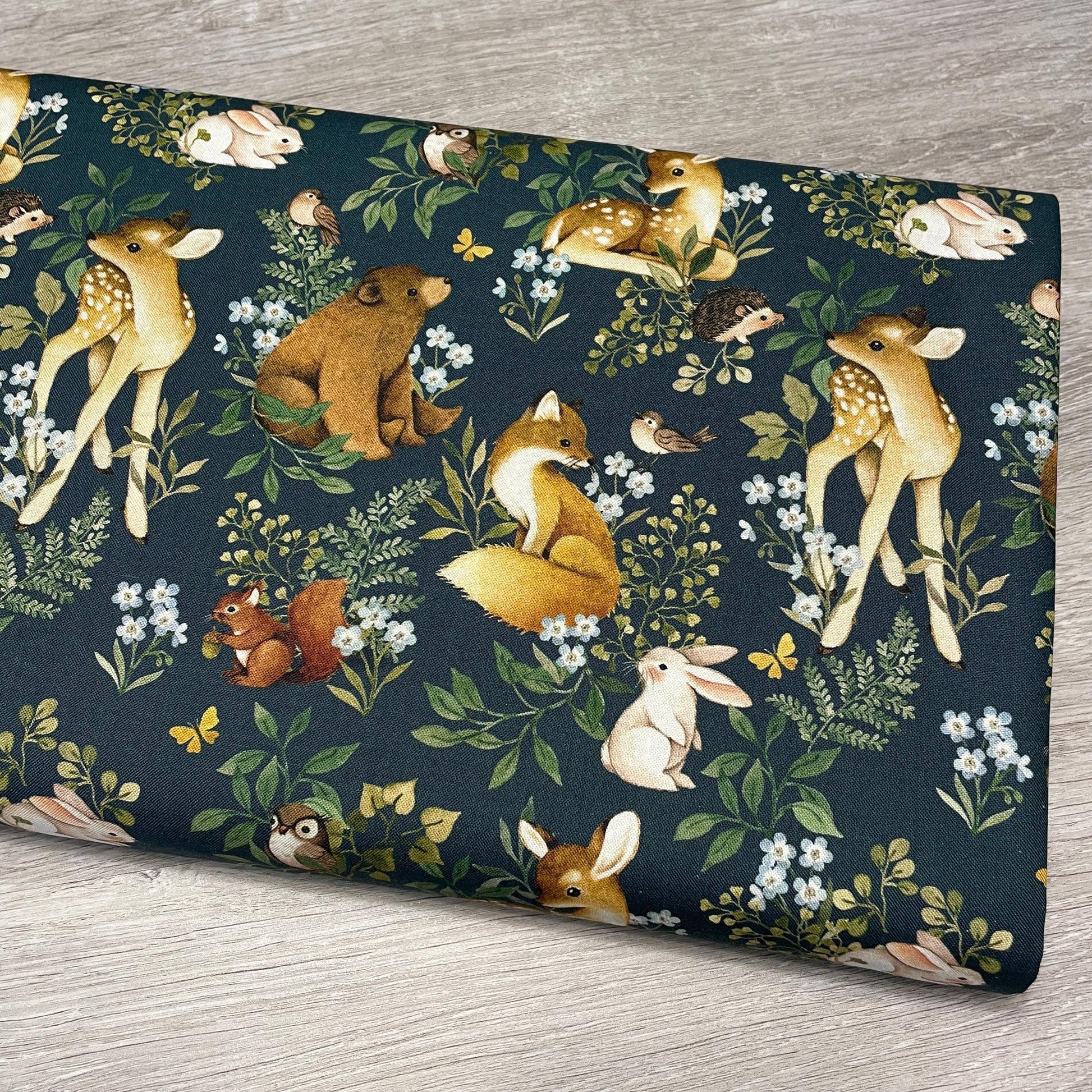 Forest Animal fabric - Dear Stella - Forest Stories - 100% Cotton