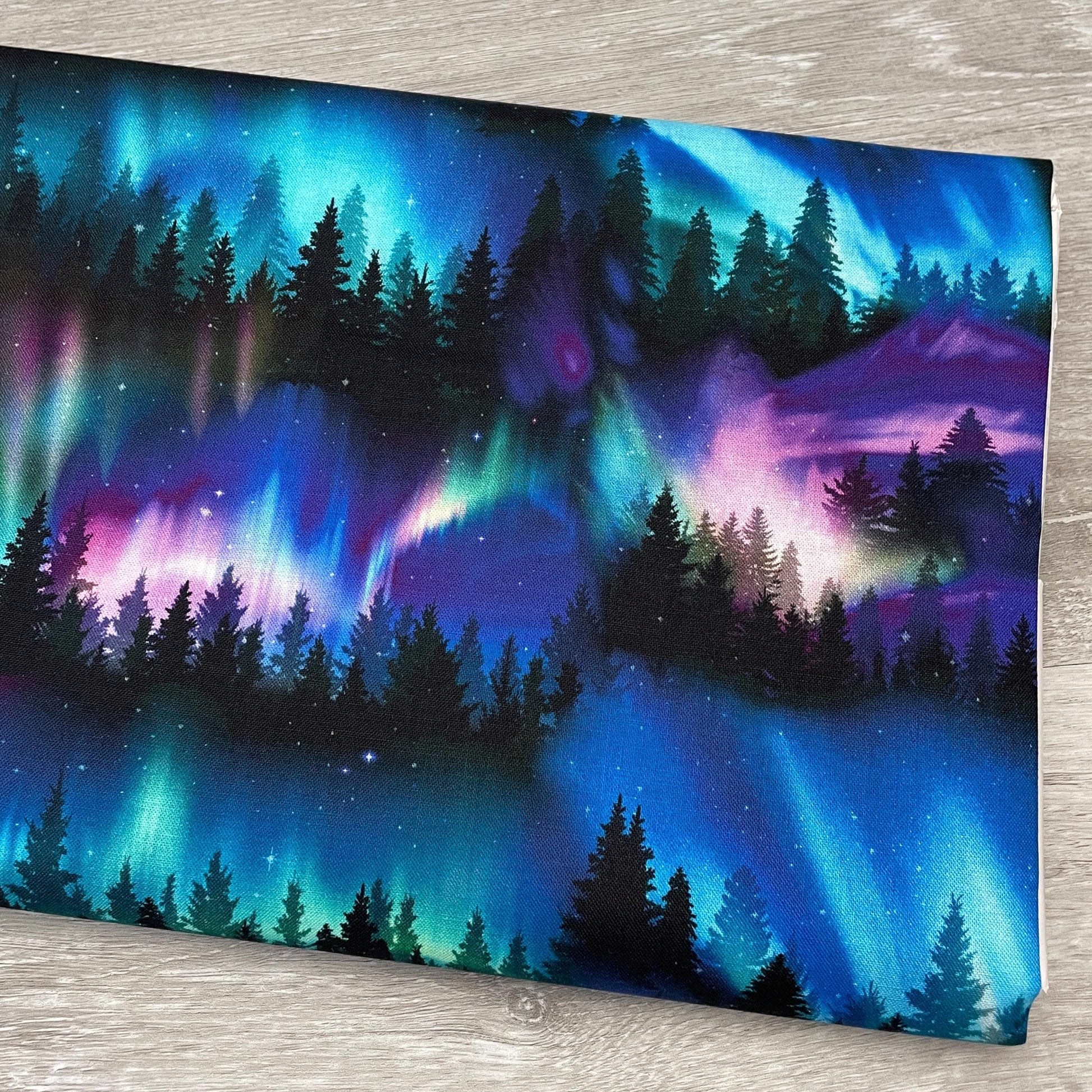 Aurora Borealis Fabric - Timeless Treasures - Winter Light - 100% Cotton