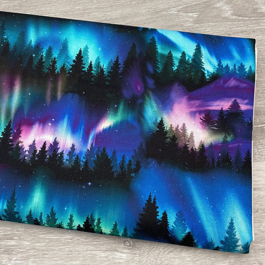Aurora Borealis Fabric - Timeless Treasures - Winter Light - 100% Cotton