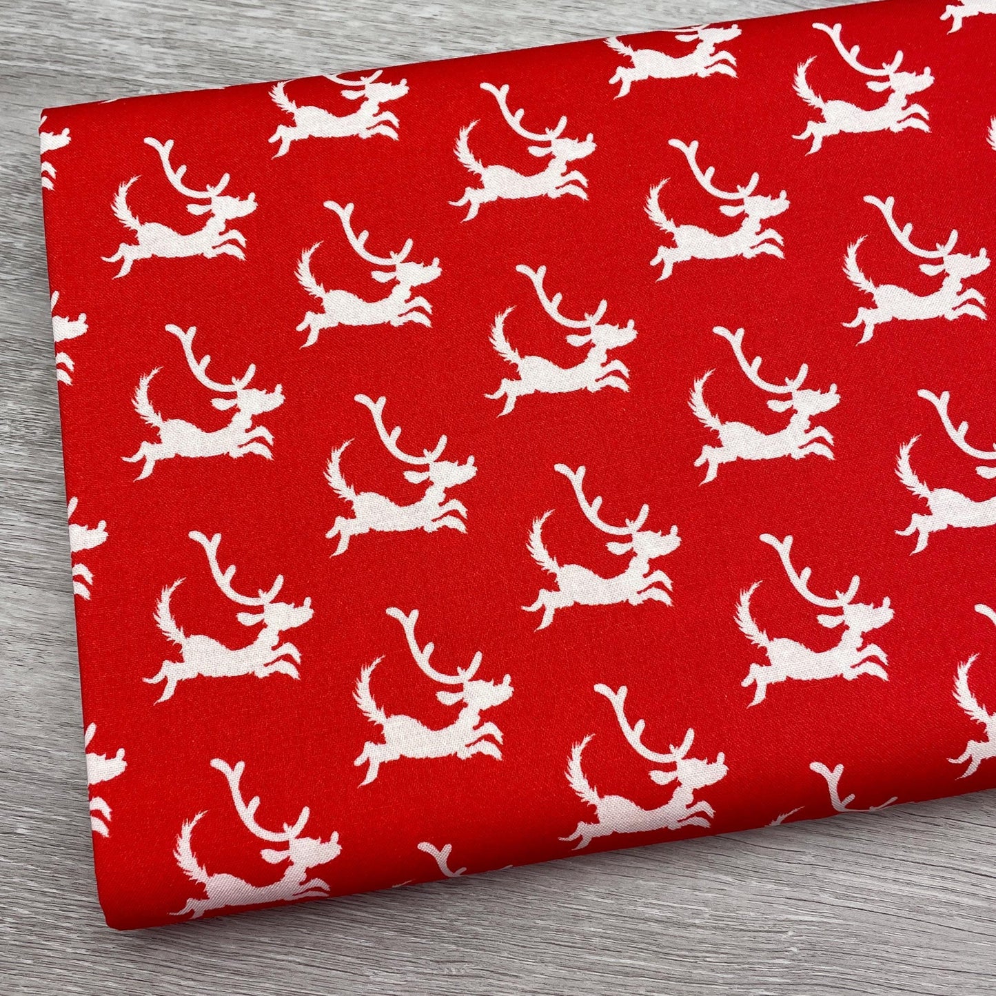 Grinch Fabric - Red Dogs - How the Grinch Stole Christmas