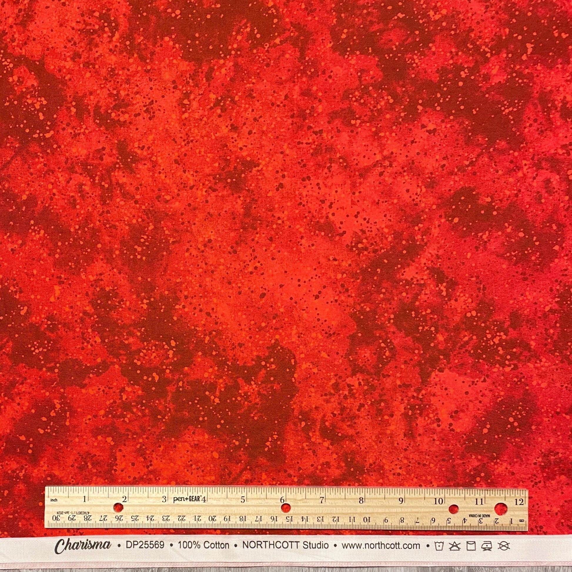 Red Blender Fabric - Charisma Collection - Northcott