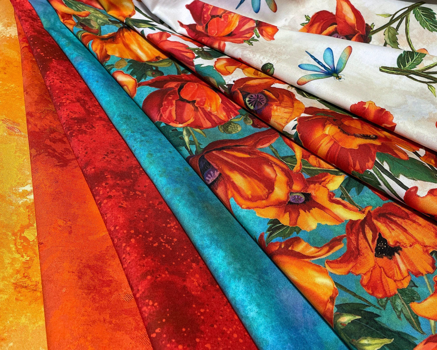 Red Blender Fabric - Charisma Collection - Northcott