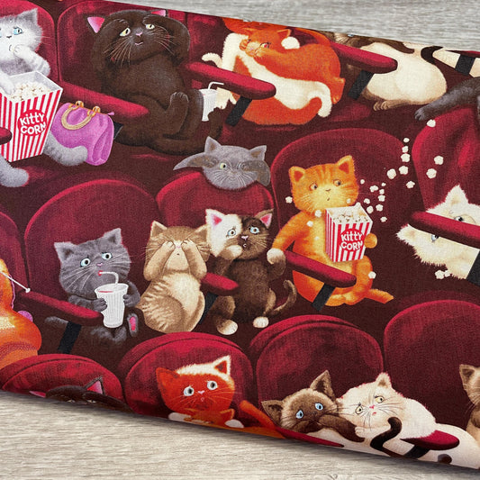 Scaredy Cat Fabric - Cat Lady Collection