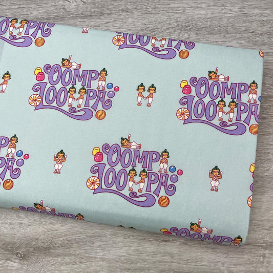 Willy Wonka Oompa Loompa Fabric - 100% cotton - Camelot Fabrics