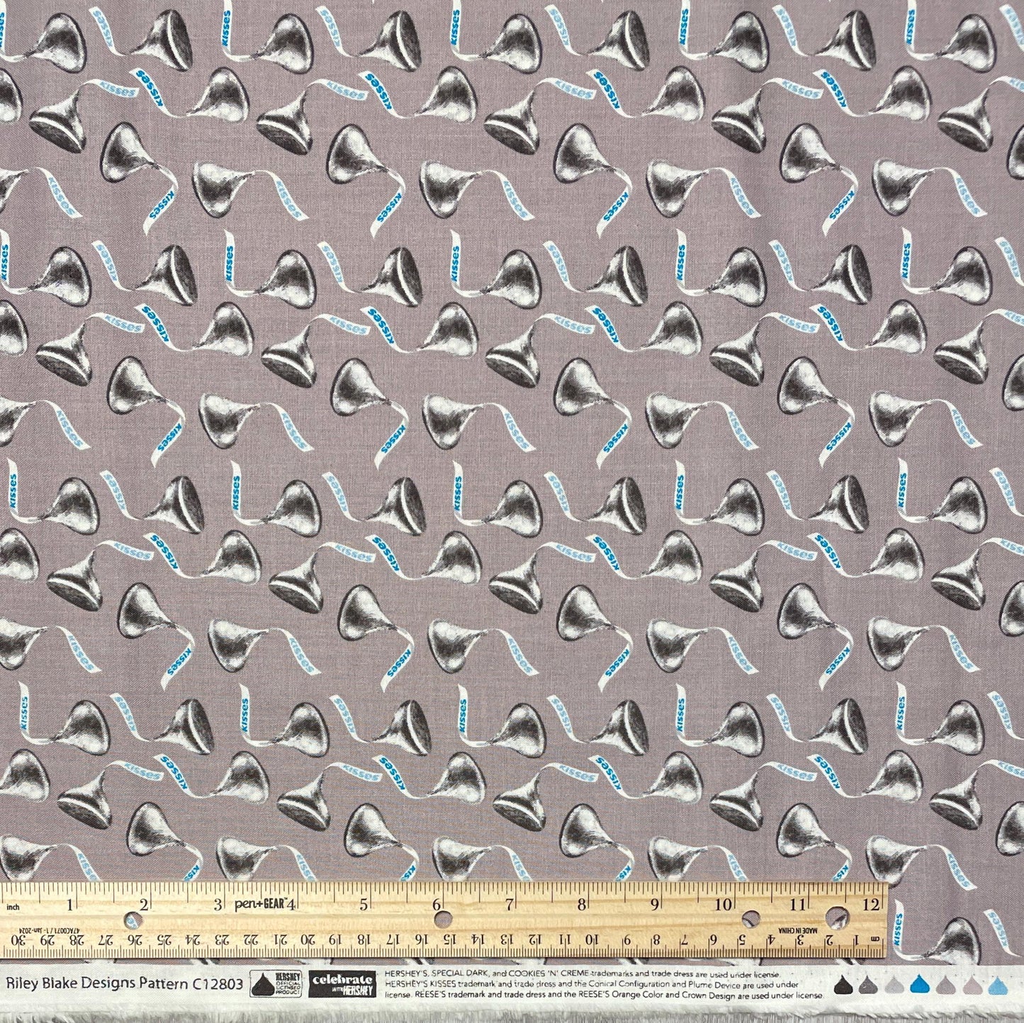Chocolate Hershey Kisses - Silver - Celebrate collection