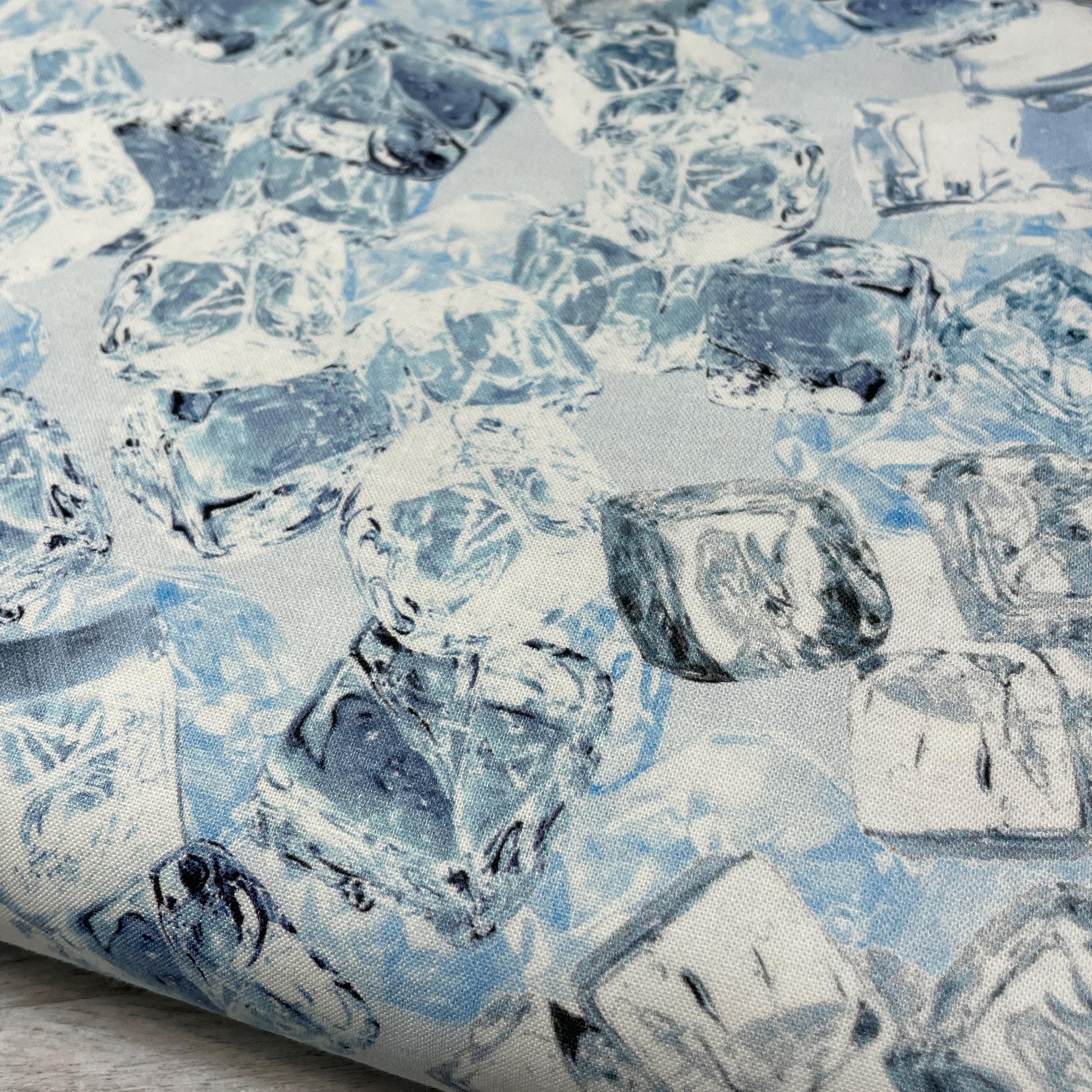 Ice Cube Fabric - Benartex Top Shelf collection - 100% Cotton