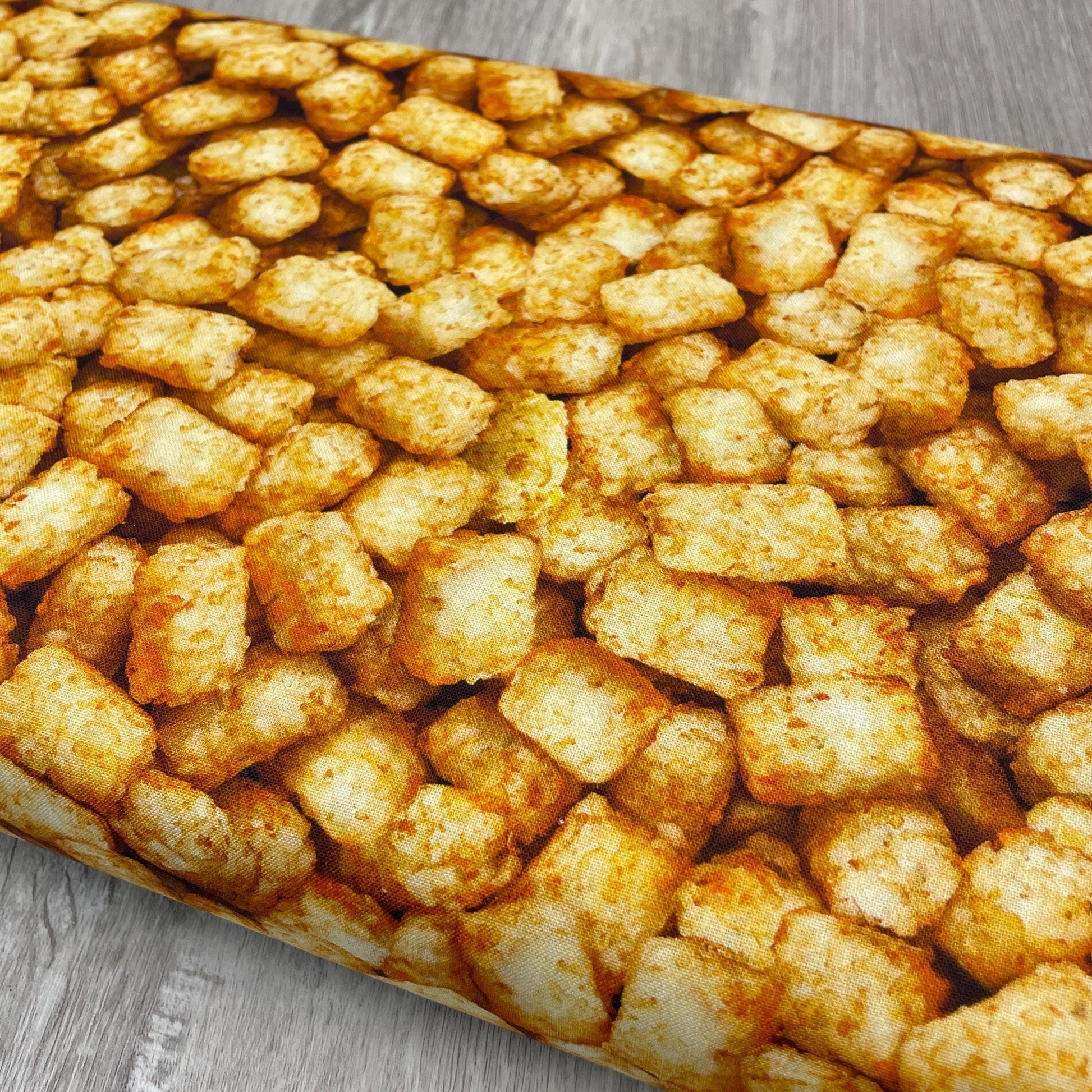 Tater Tot Fabric - Timeless Treasures - 100% Cotton - What's for Breakfast? - Food Potatoes
