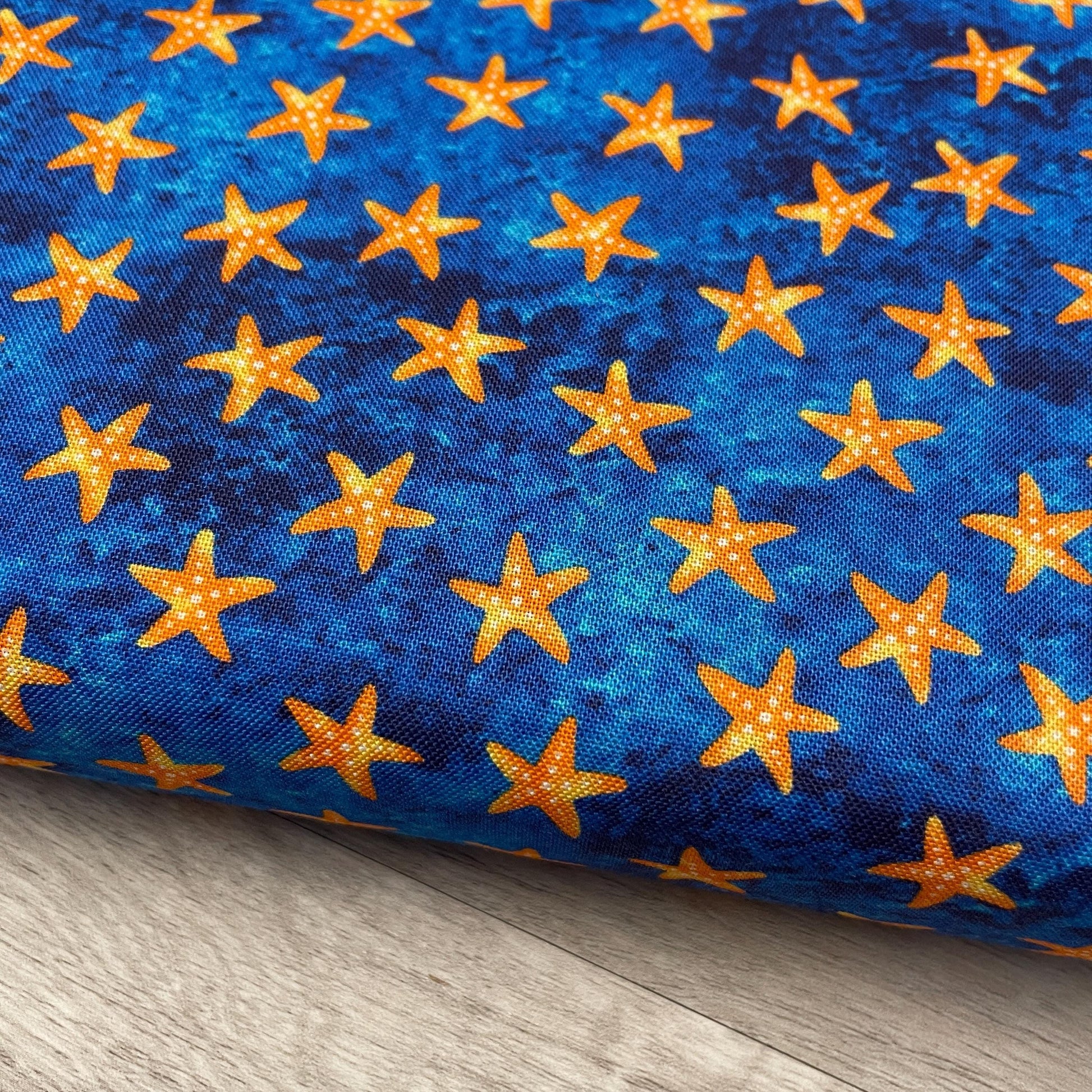 Starfish Fabric - Stars of the Ocean - Sea Maidens