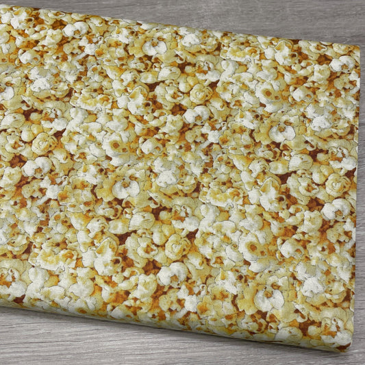 Popcorn fabric - Favorite Foods Collection by Elizabeth's Studio - 100% Cotton - Food theme popcorn print snack