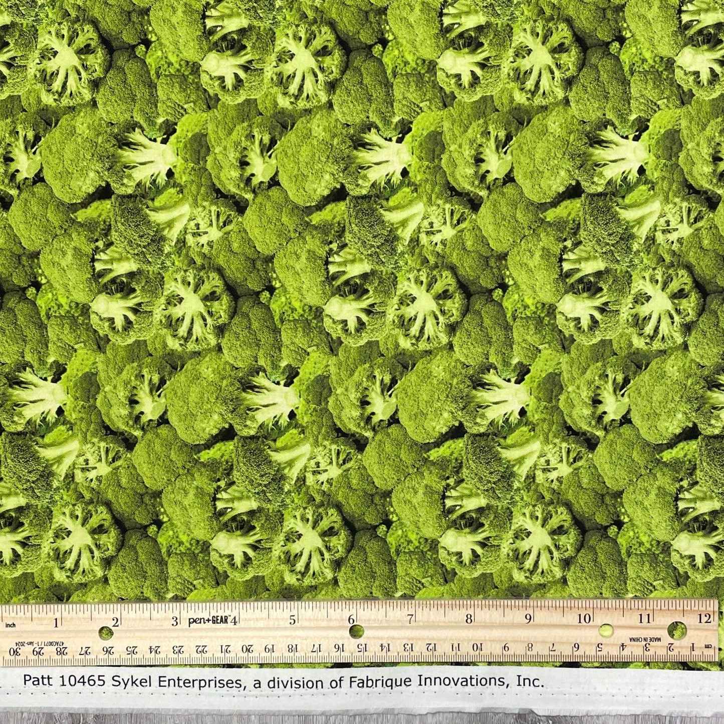 Broccoli Fabric - Farmall Farm to Table