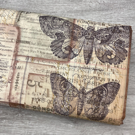 Tim Holtz Melange - Neutral - 100% Cotton Fabric - FreeSpirit - Eclectic Elements - Foundations Collection