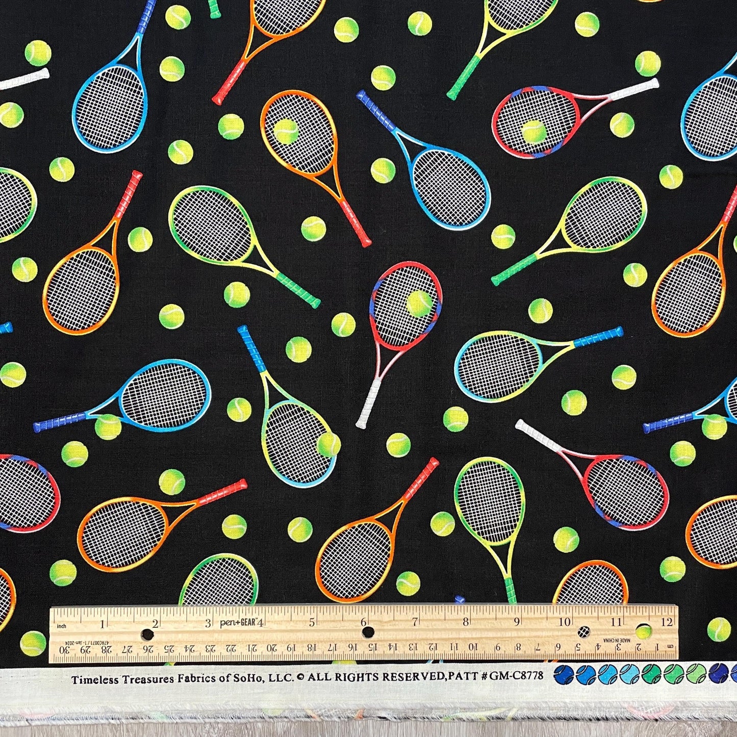 Tennis Fabric - Timeless Treasures
