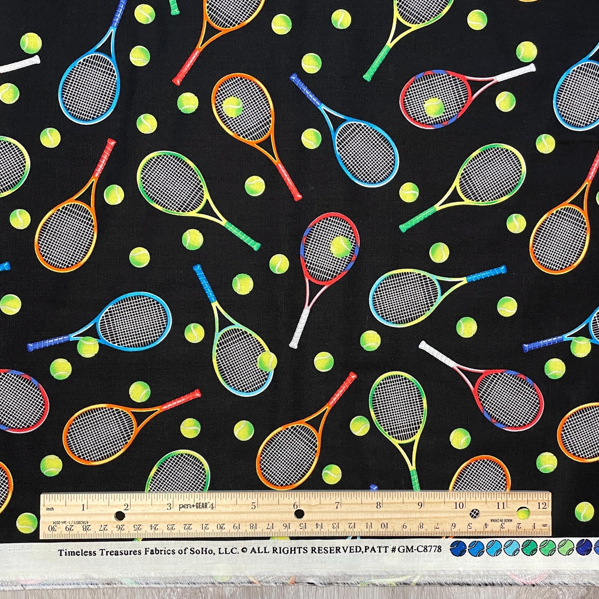 Tennis Fabric - Timeless Treasures