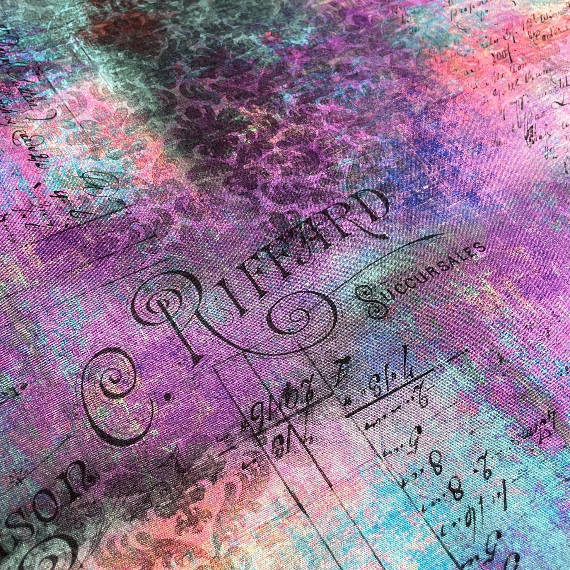 Tim Holtz Rue le Peltier - Patina - 100% Cotton Fabric - FreeSpirit - Eclectic Elements - Abandoned Collection