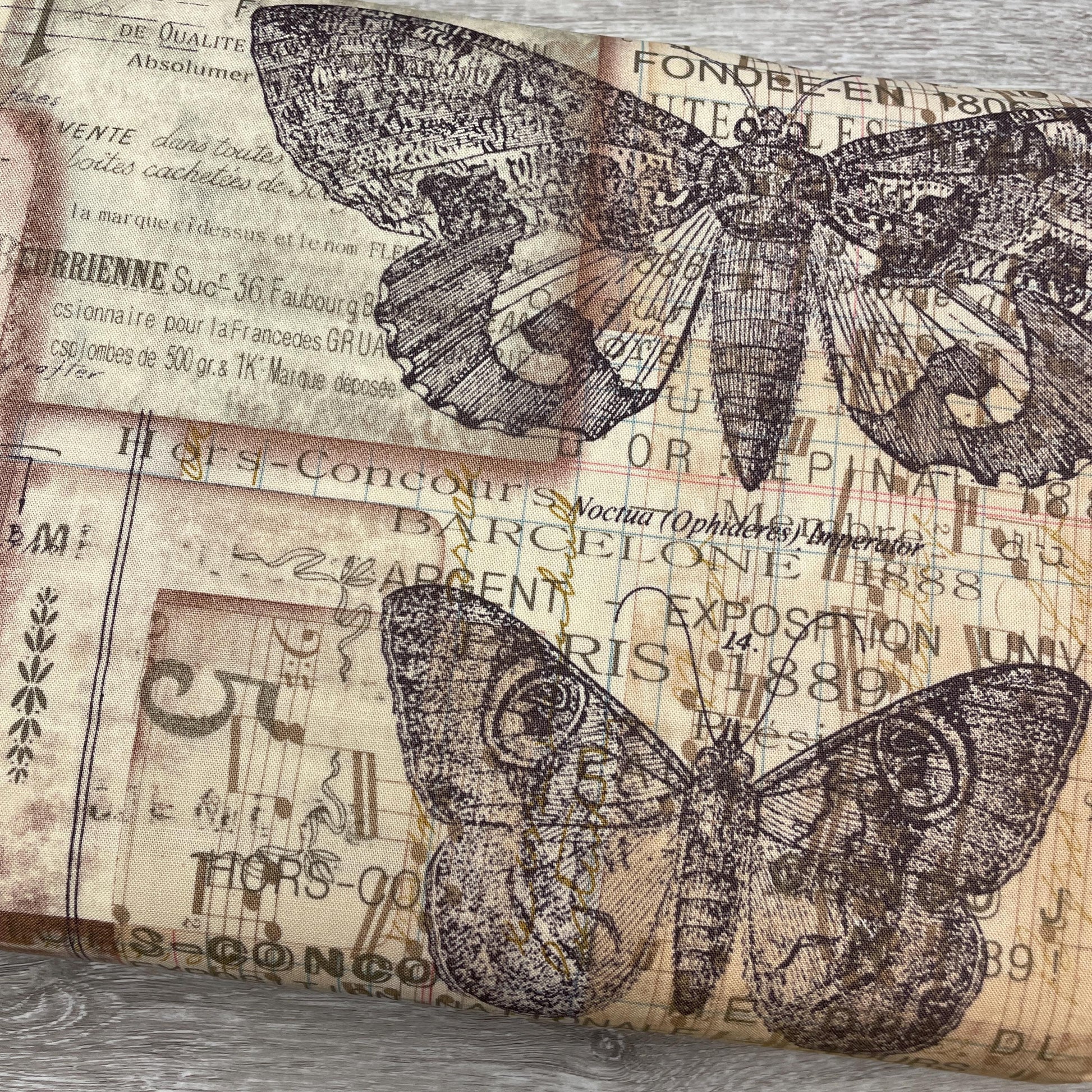 Tim Holtz Melange - Neutral - 100% Cotton Fabric - FreeSpirit - Eclectic Elements - Foundations Collection