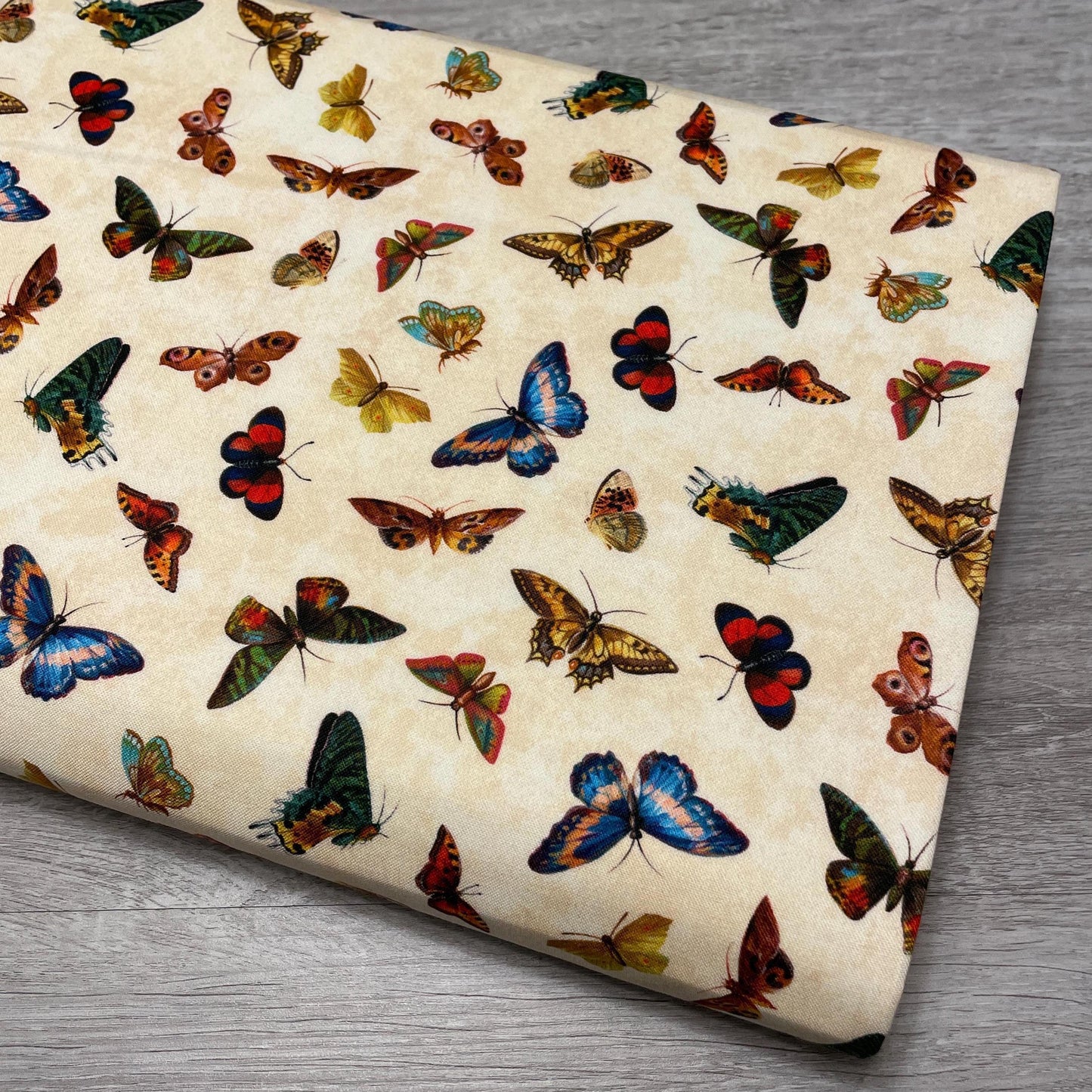 Butterfly fabric on Ivory - Butterfly Orchard - Michael Miller - 100% woven quilting cotton