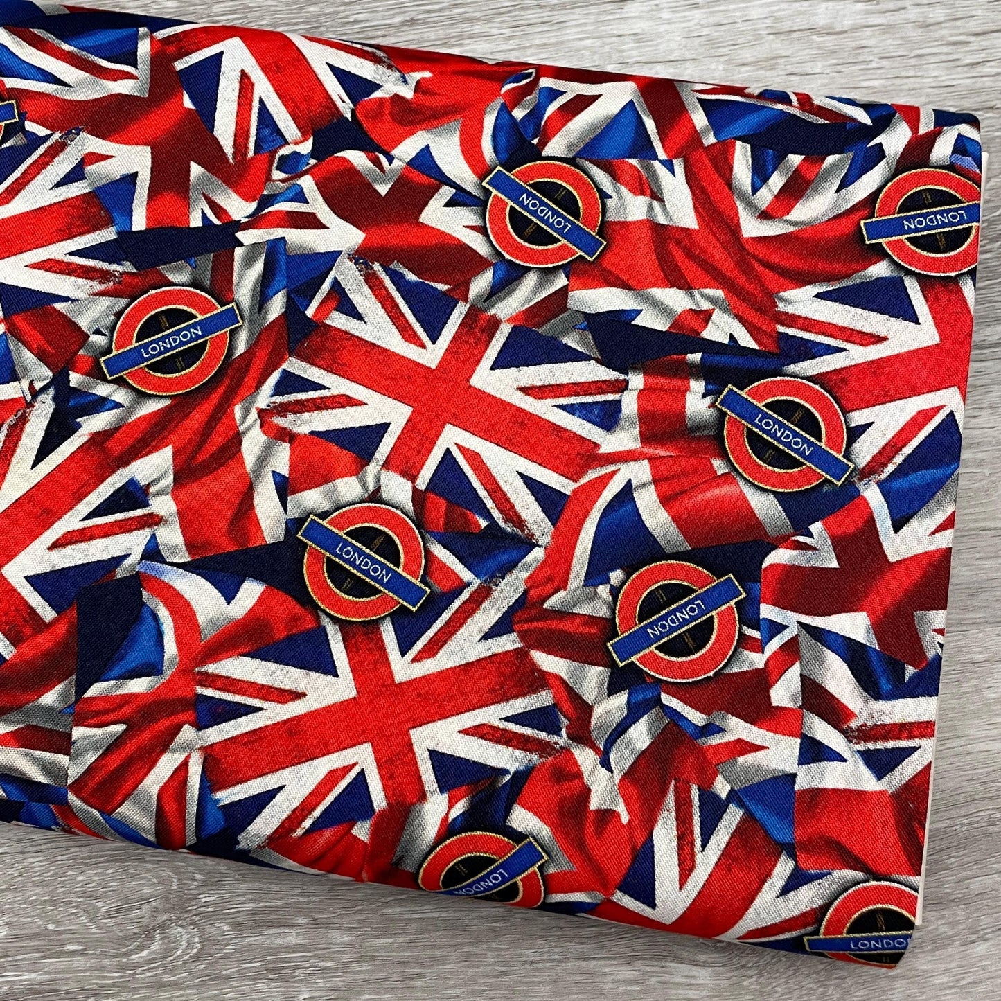 Union Jack Fabric - Michael Miller - 100% Cotton - City of London Collection