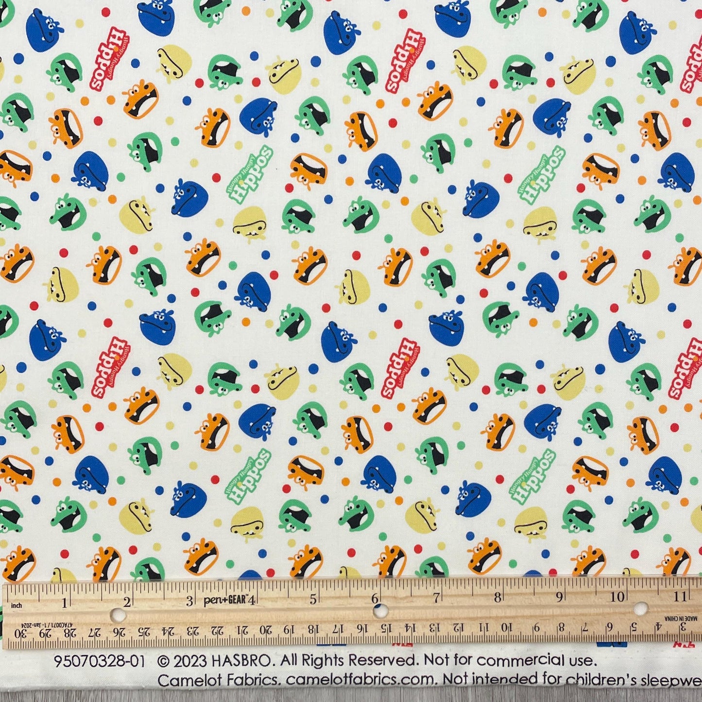 Hungry Hungry Hippos Fabric - Hasbro Gaming III Collection