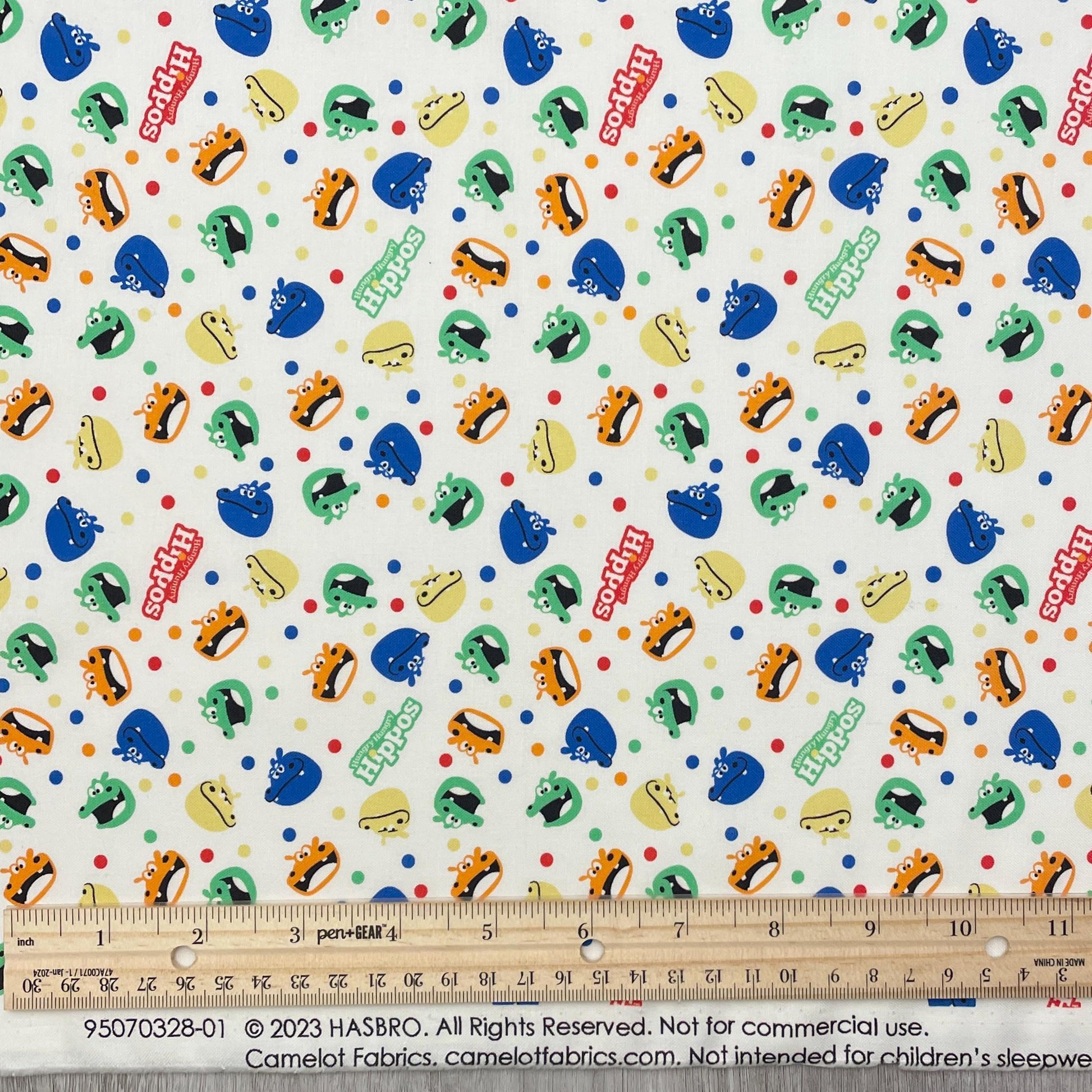 Hungry Hungry Hippos Fabric - Hasbro Gaming III Collection