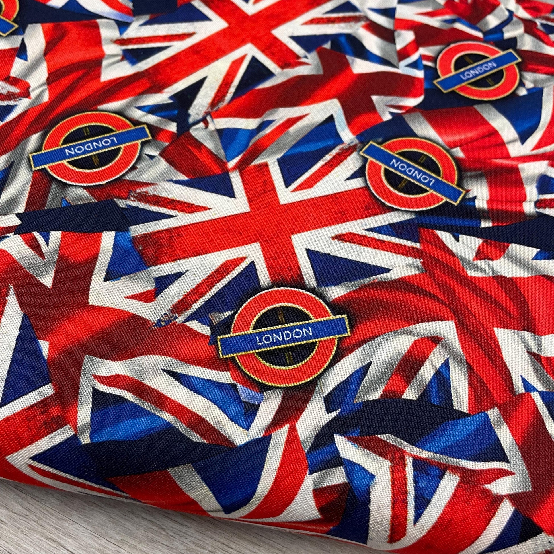 Union Jack Fabric - Michael Miller - 100% Cotton - City of London Collection