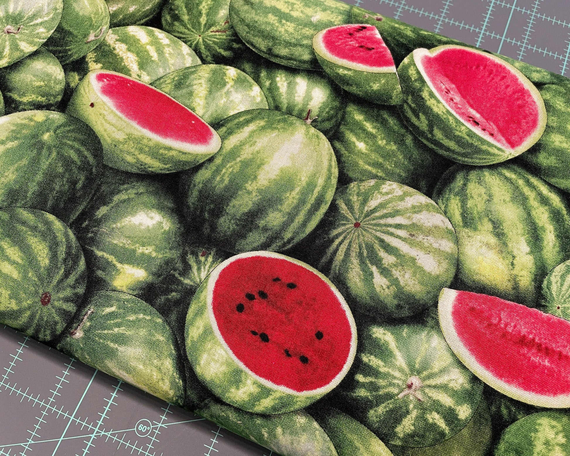 Watermelon Fabric - Food Festival collection - Elizabeth&#39;s Studio - 100% Cotton - Fruit Material Food Theme Picnic July 4th - Ships NEXT DAY