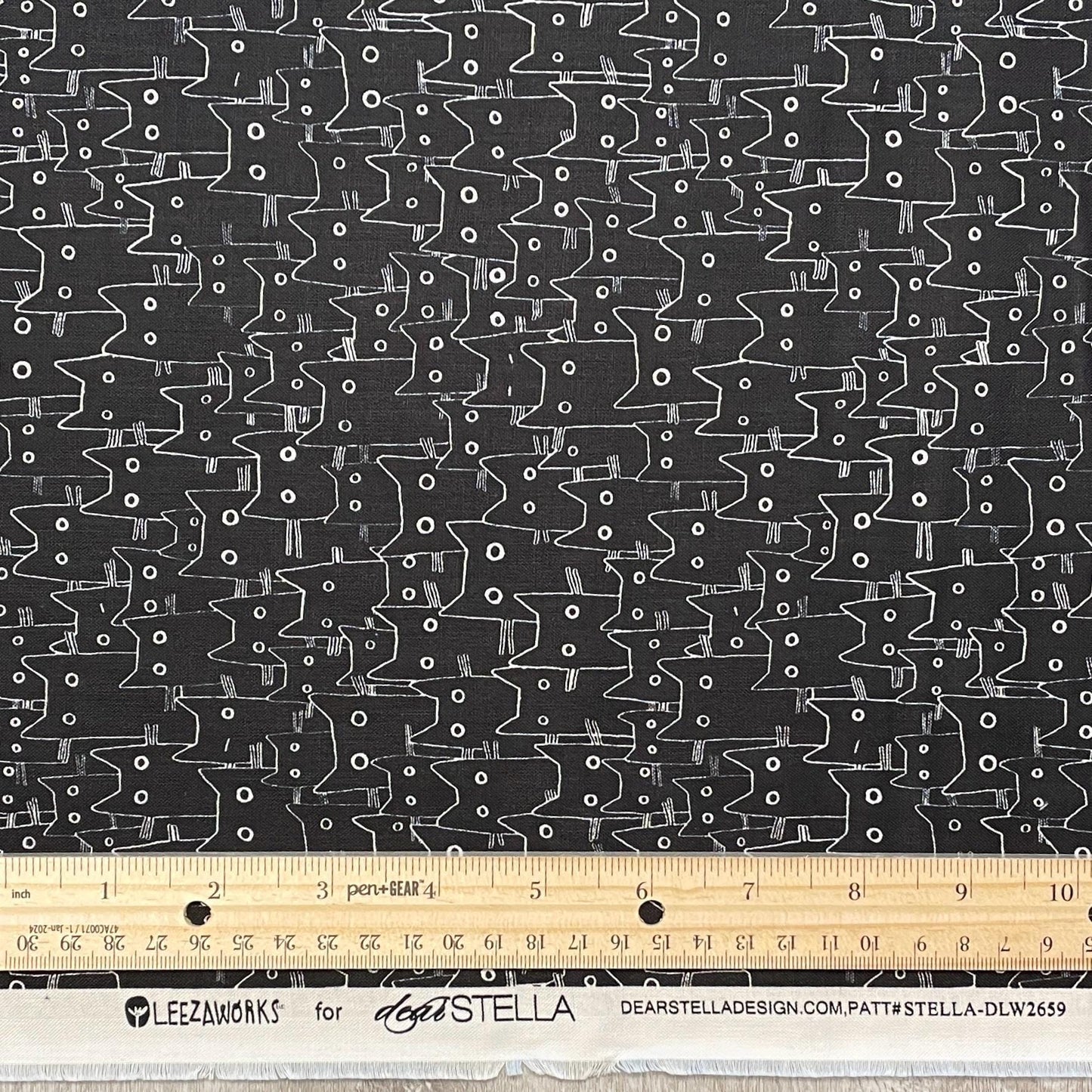 Cat fabric by the yard - Dear Stella - Having a Meowment- 100% Cotton