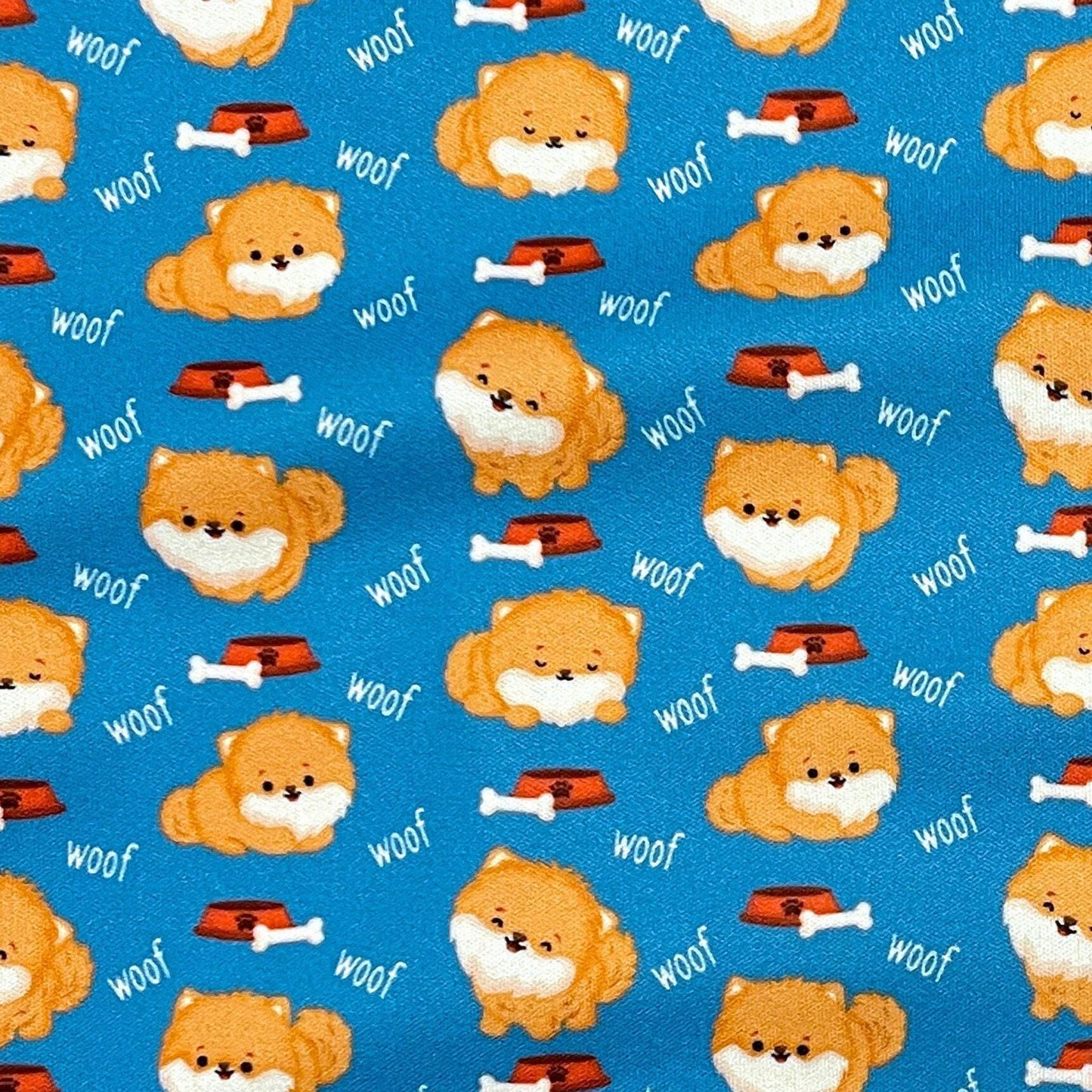 Dog PUL Waterproof Fabric - 1 mil - 60" wide - Pomeranian