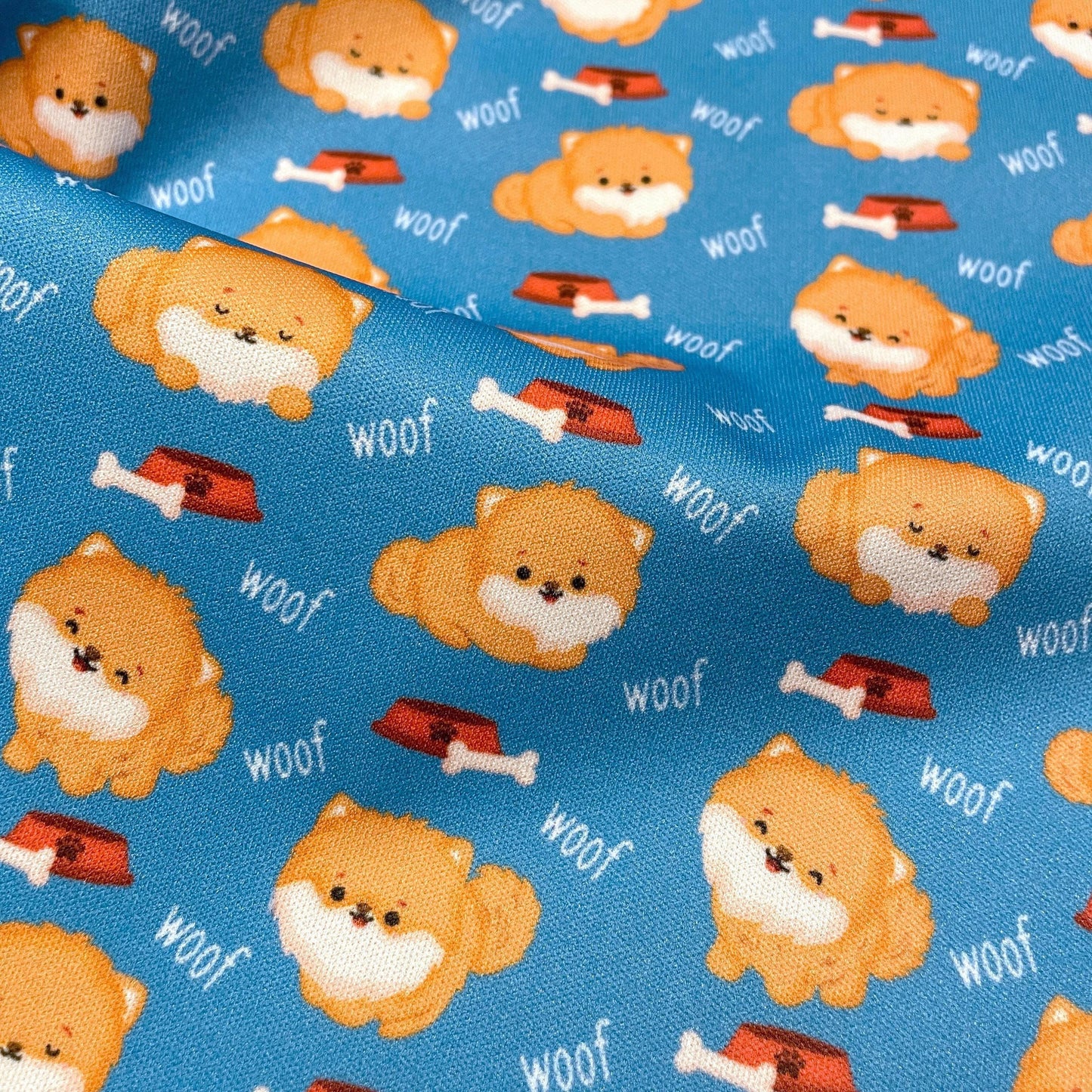 Dog PUL Waterproof Fabric - 1 mil - 60" wide - Pomeranian