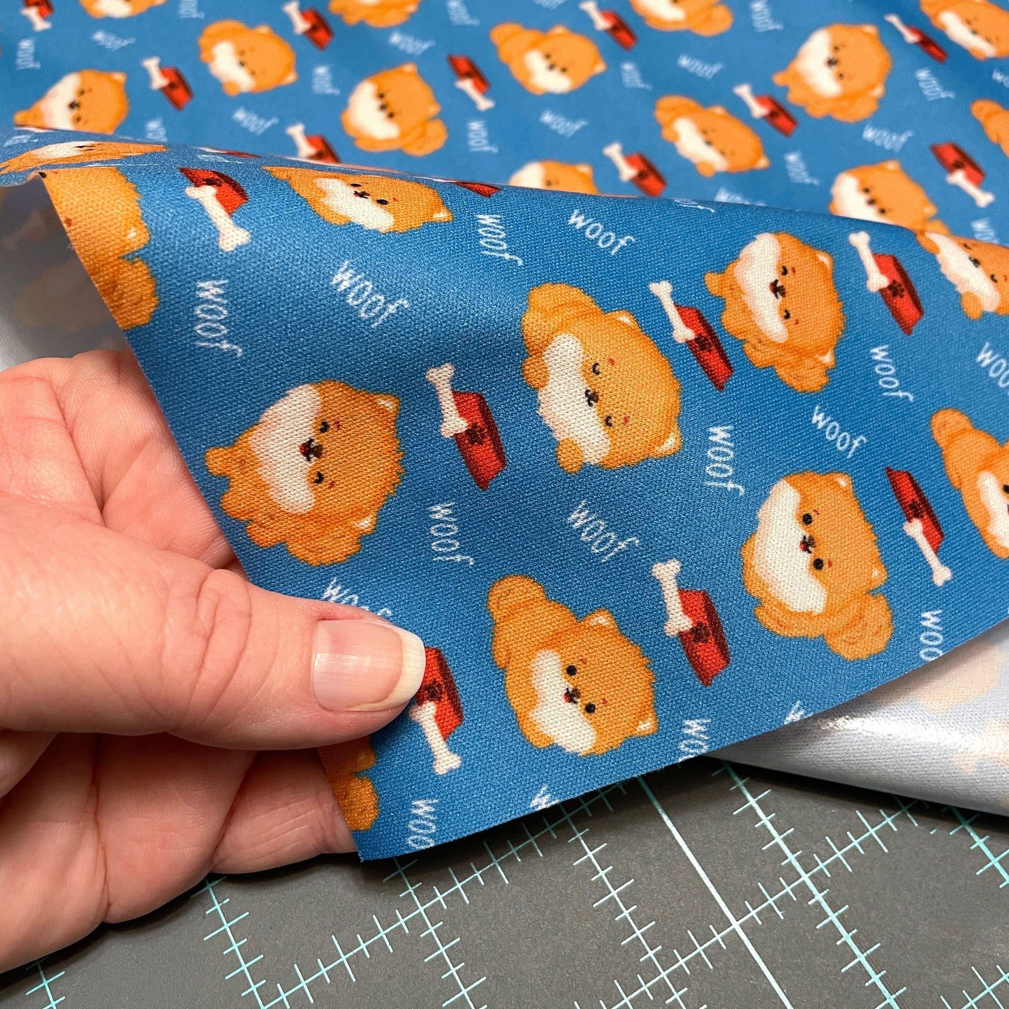 Dog PUL Waterproof Fabric - 1 mil - 60" wide - Pomeranian