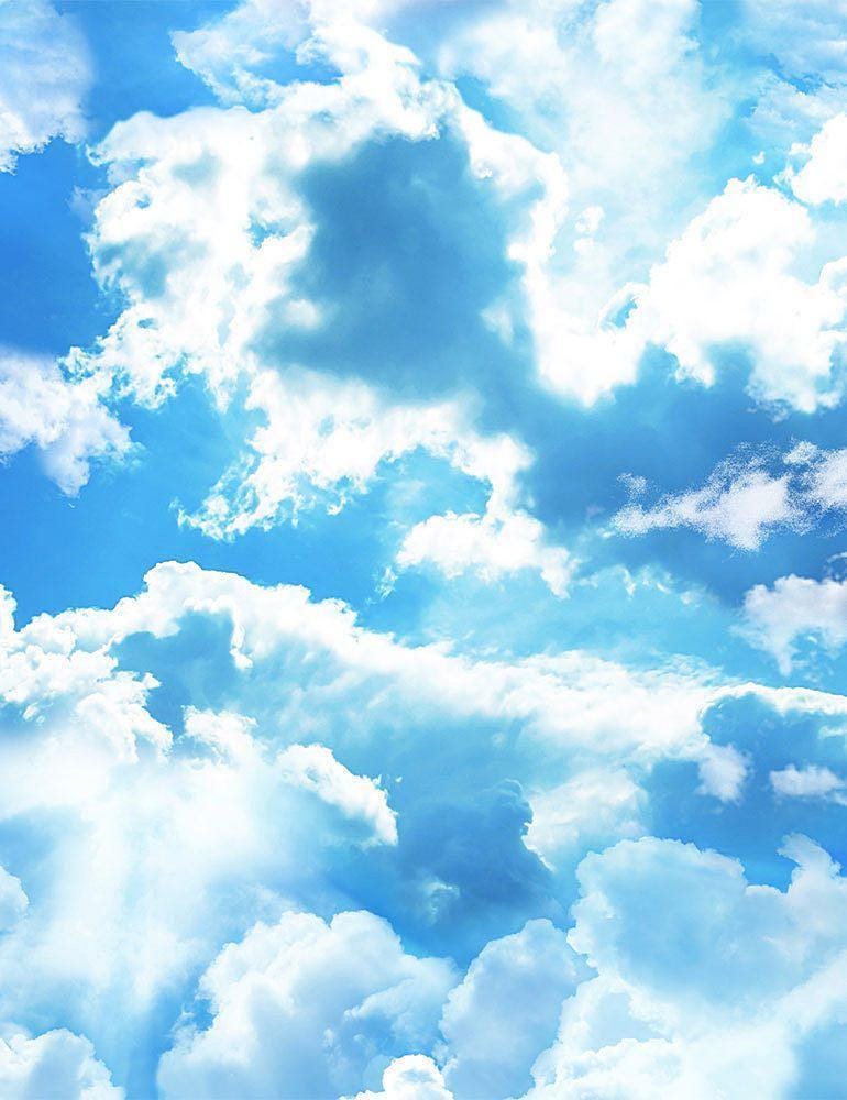 Cloud Fabric - Timeless Treasures - SKY-C8463 BLUE