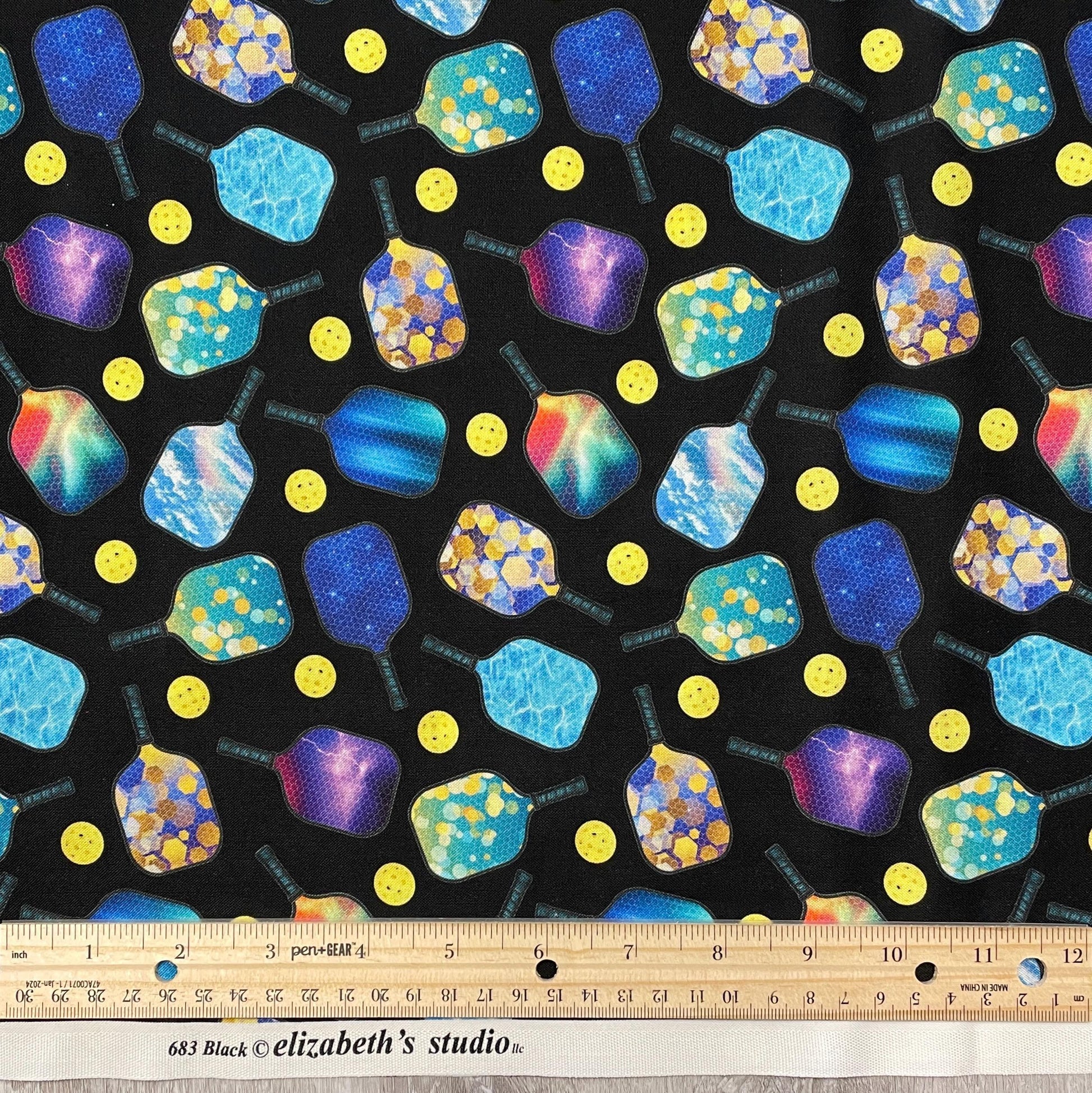 Pickleball Paddle fabric - Elizabeth's Studio