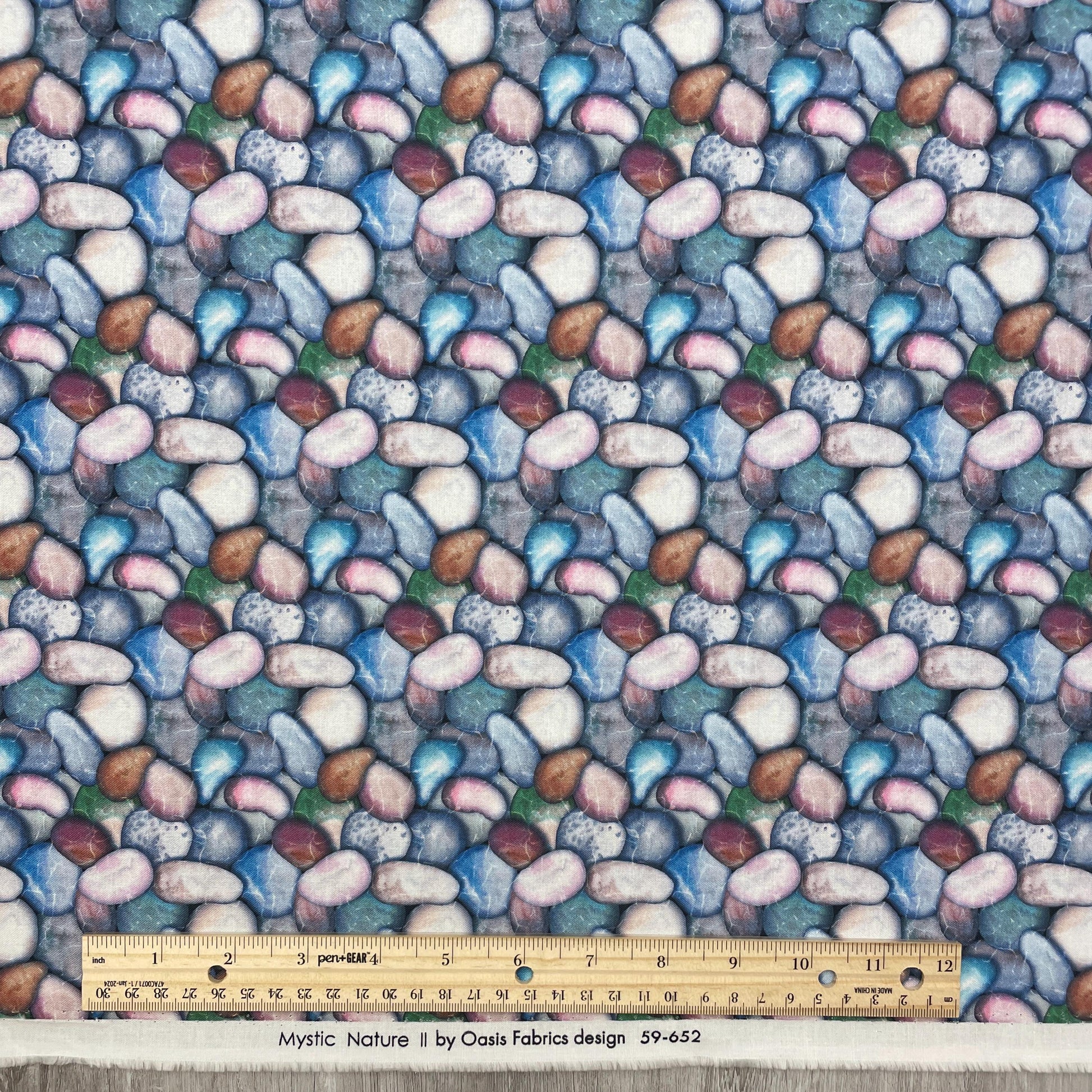 Rock fabric - Grey - Mystic Nature II - Oasis